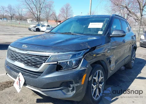 2021 Kia Seltos Ex z USA, uszkodzony, nr VIN KNDERCAA2M7149284